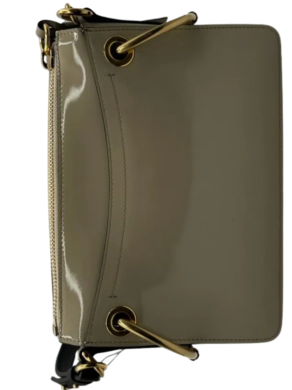 Chloe Calfskin Suede Small Roy Bag Motty Grey *NEW*