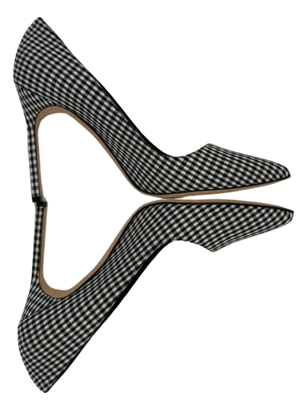Manolo Blahnik Women's Black/White Gingham Stiletto