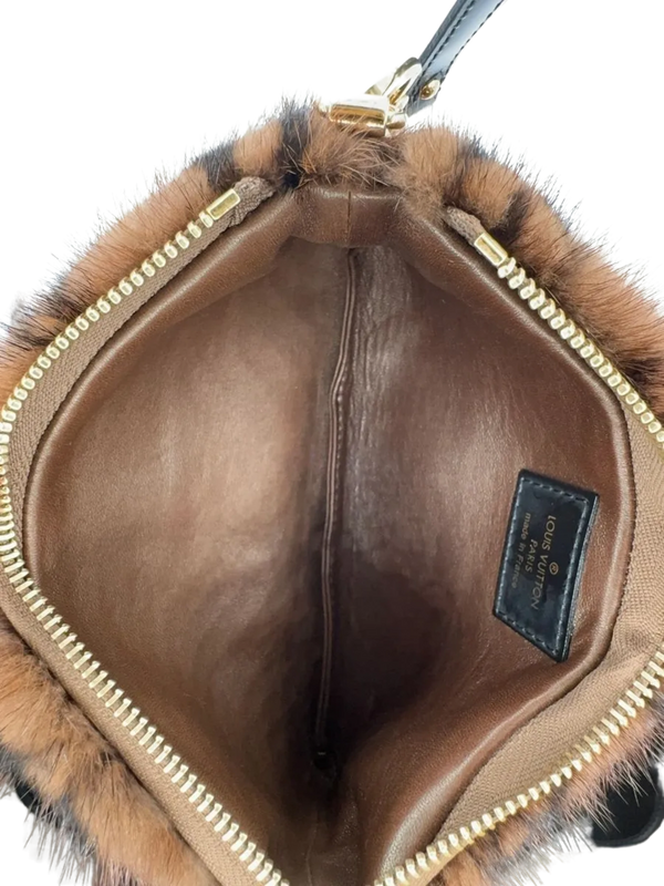 Louis Vuitton Mink Milla Bag Pochette Vision MM Monogram *Limited Edition*