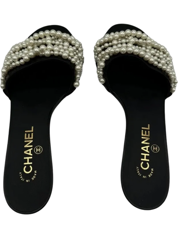 Chanel Pre-Fall 2017 Interlocking CC Logo Slides *NEW*