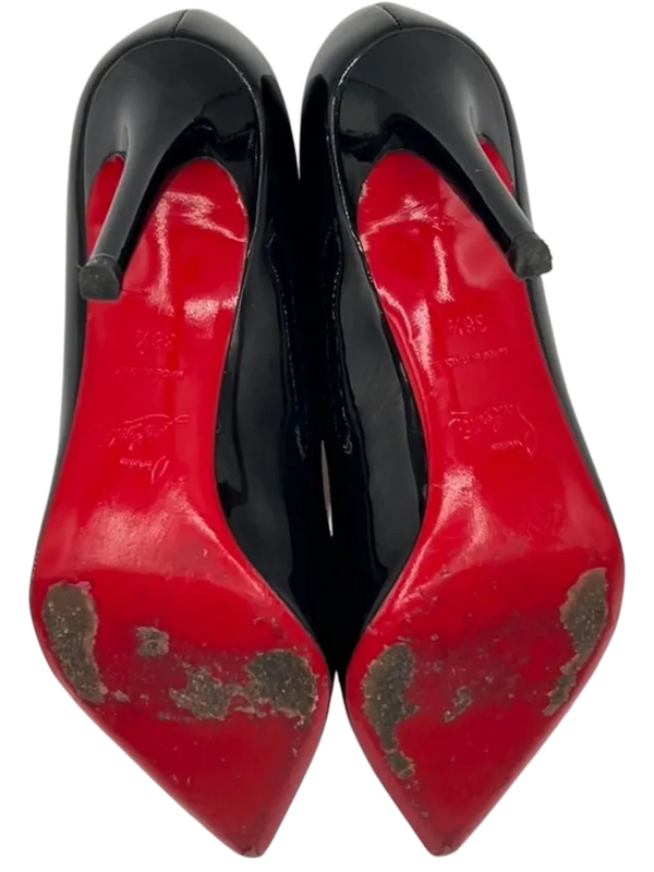 Christian Louboutin Pigalle 100 patent-leather pumps