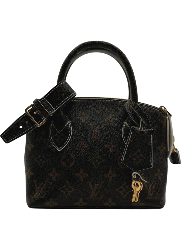LOUIS VUITTON Louis Vuitton Shiny Monogram Lockit BB Handbag