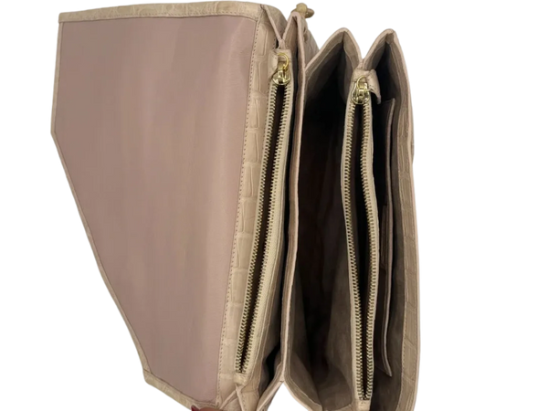 Nancy Gonzalez Origami Crocodile Chain Shoulder Bag