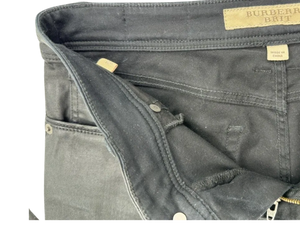 Burberry Wax Coated Skinny Low Rise