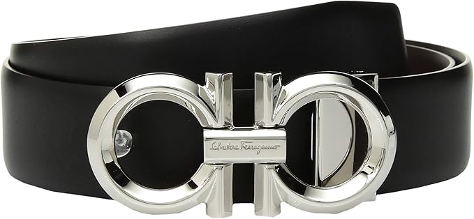 Salvatore Ferragamo Reversible Gancini Leather Belt – Size 38"(L/XL)