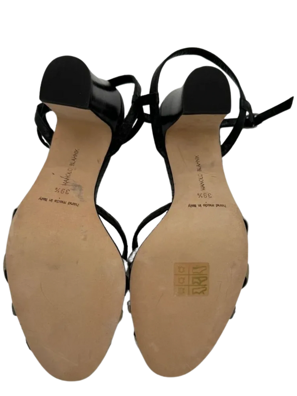 Manolo Blahnik "Masilva" Multi Colored Snakeskin Sandal *NEW*