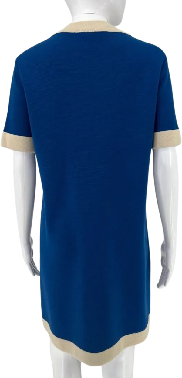 Gucci Blue Knit Wool Mini Dress – Size Large