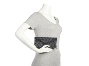 Alaia Blue Studded Louise Embellished Envelope Clutch