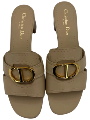 Christian Dior 30 Montaigne Leather Slides