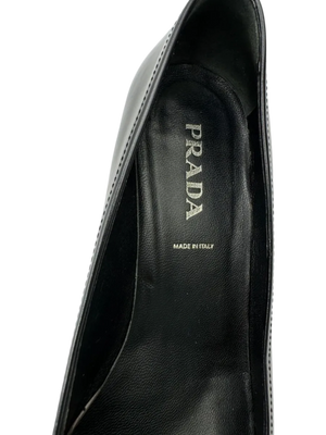 Prada Buckle Kitten Heels