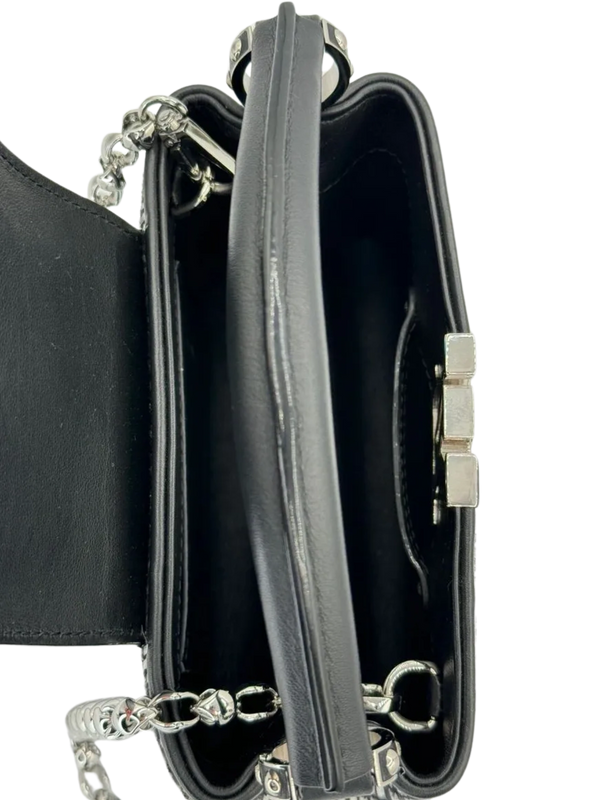 Louis Vuitton 2017 Mini Capucines Black/Silver Crossbody/Top Handle