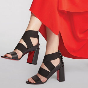 Christian Louboutin Patrouille Leather Sandals 85 *NEW*