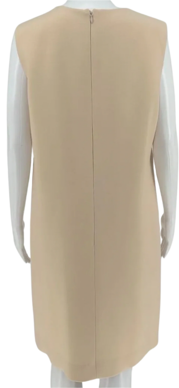 Loro Piana Brigit Ivory Wool & Silk Sleeveless Dress - IT 46- NWT