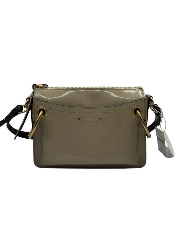 Chloe Calfskin Suede Small Roy Bag Motty Grey *NEW*