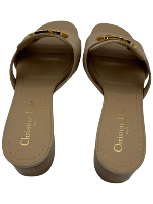 Christian Dior 30 Montaigne Leather Slides