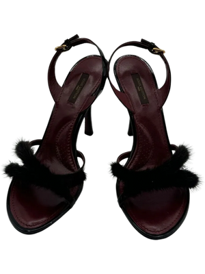 Louis Vuitton Mink Fur Sandals - *Brand New*