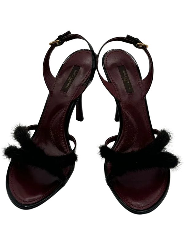 Louis Vuitton Mink Fur Sandals - *Brand New*