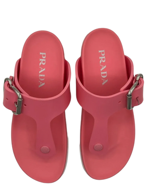 Prada Two Tone Buckled Sandal - NEW