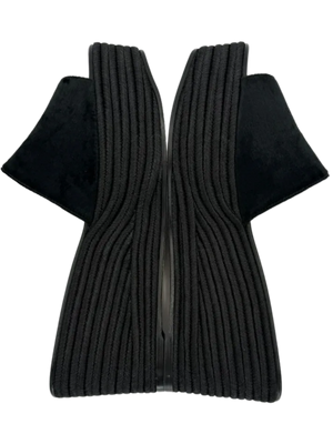 Jimmy Choo Deedee Liquid Velvet Jute Wedge Sandals *NEW*