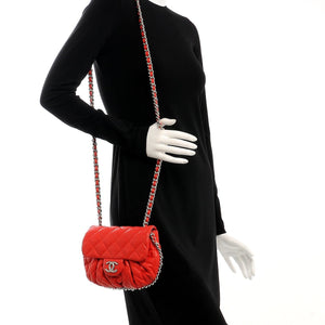 Chanel Cruise 2014 Chain Around Small Crossbody Bag - Red