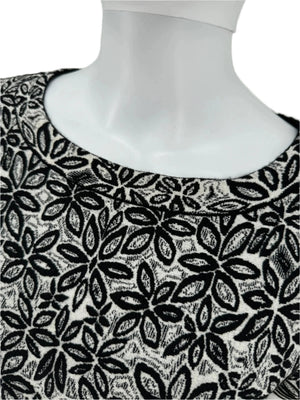 Alaia Iconic Stretch Knit Cap Sleeve Boat Neck A-line Mini Dress – Size 42