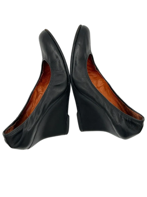 Lanvin Leather Wedges- Vintage