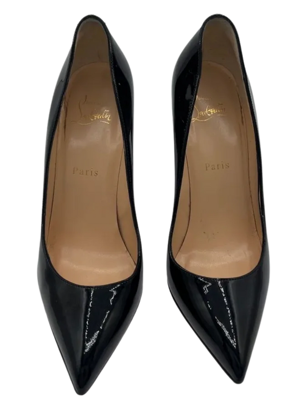 Christian Louboutin Pigalle 100 patent-leather pumps