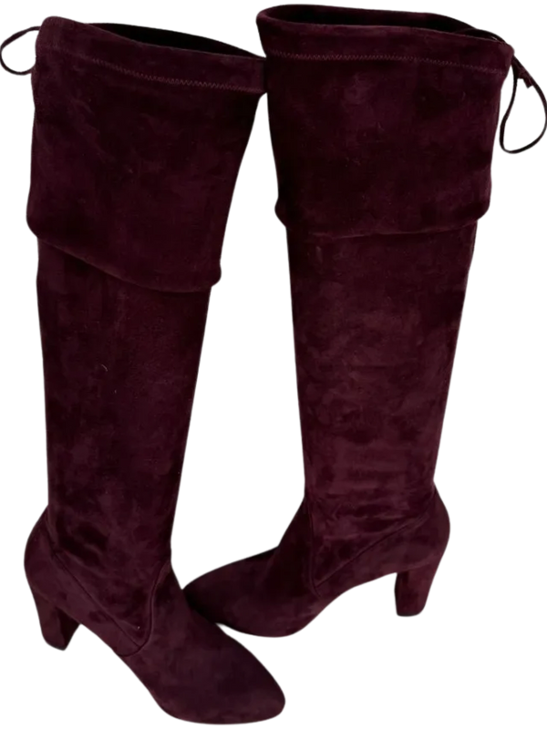 Jean-Michel Cazabat Suede Over-The-Knee Sock Boots