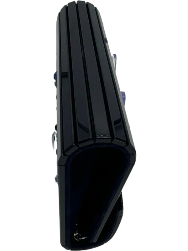 JIMMY CHOO Candy Crystal Chain Clutch Midnight Blue