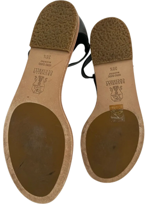 Brunello Cucinelli "Volcano" Monili Chain Flat Thong Sandal