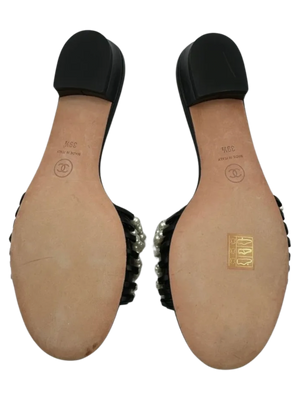 Chanel Pre-Fall 2017 Interlocking CC Logo Slides *NEW*