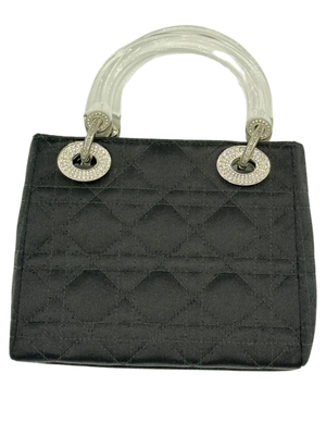 Christian Dior Mini Satin "Lady Dior" bag