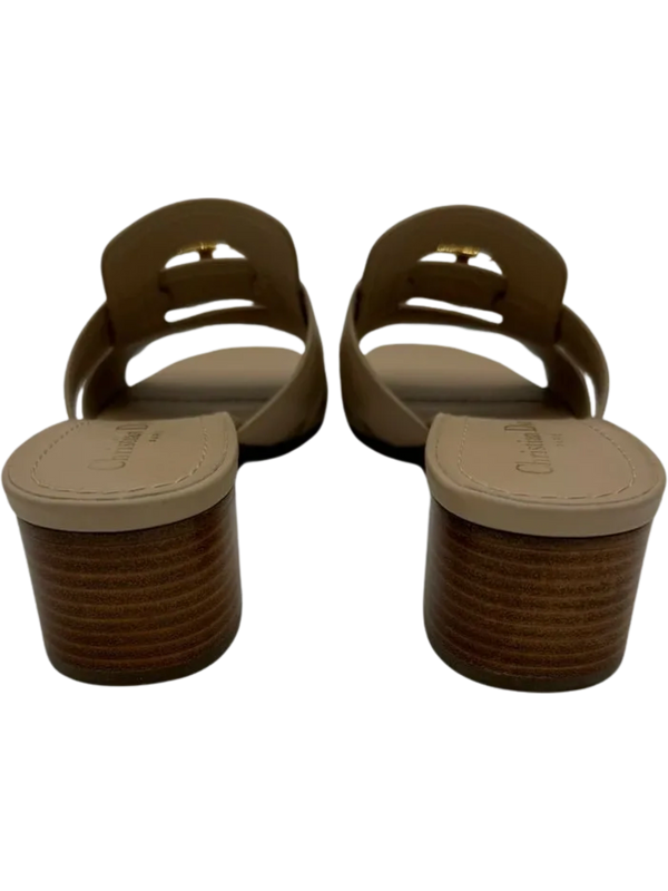 Christian Dior 30 Montaigne Leather Slides