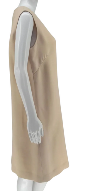 Loro Piana Brigit Ivory Wool & Silk Sleeveless Dress - IT 46- NWT