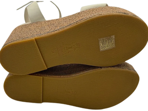 Brunello Cucinelli Stripe Platform Leather Wedge Sandals *NEW*