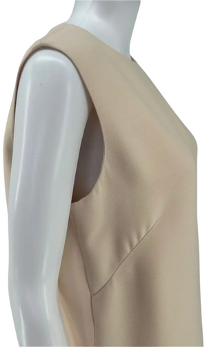 Loro Piana Brigit Ivory Wool & Silk Sleeveless Dress - IT 46- NWT