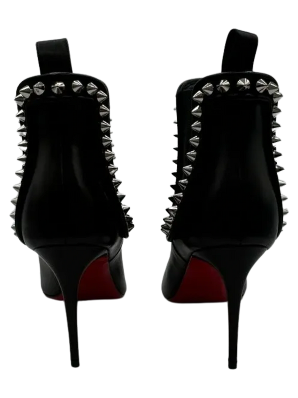Christian Louboutin - Capaboot 85mm Spiked Napa Stiletto Ankle Boot Sz. 39.5