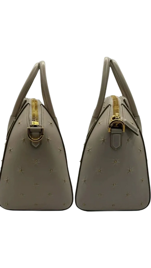 Givenchy Calfskin Studded Antigona Ecru
