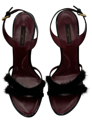 Louis Vuitton Mink Fur Sandals - *Brand New*