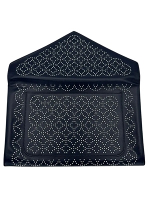 Alaia Blue Studded Louise Embellished Envelope Clutch