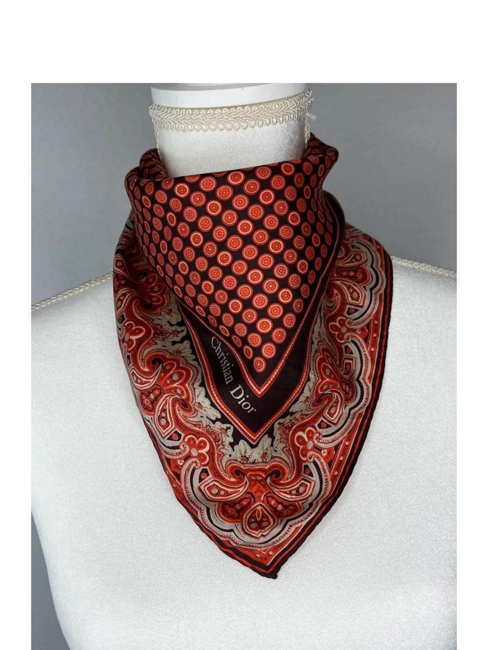 Christian Dior Printed Scarf