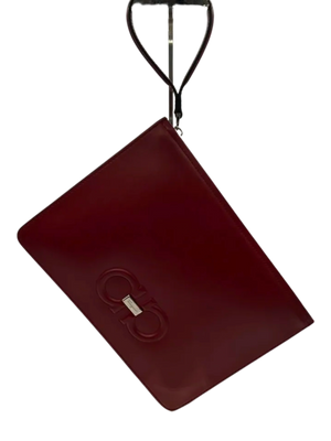 Ferragamo Logo Wristlet