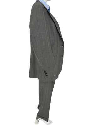 Burberry Suit - Pale Blue Stripe- Vintage