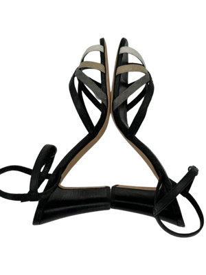 Manolo Blahnik "Masilva" Multi Colored Snakeskin Sandal *NEW*