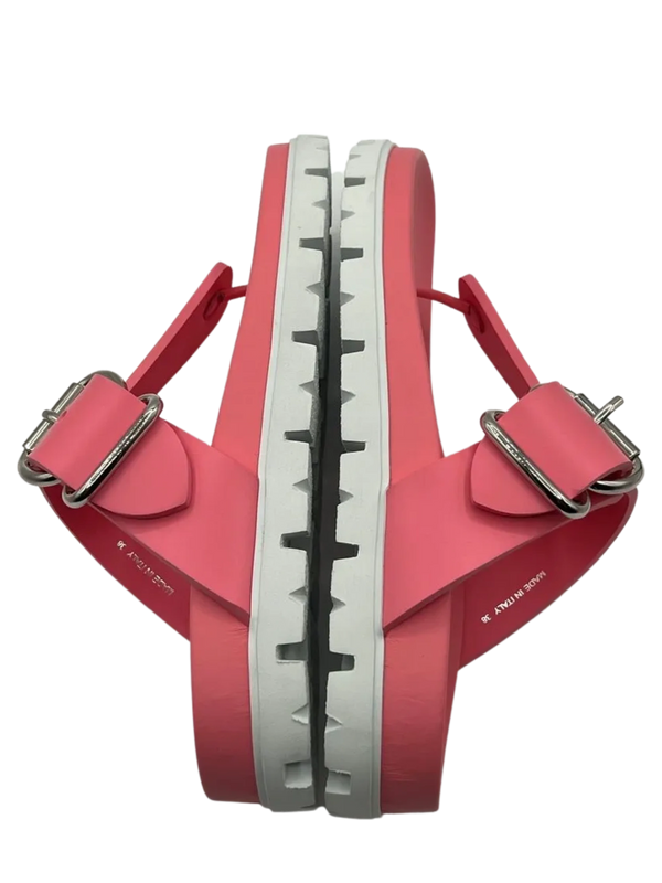 Prada Two Tone Buckled Sandal - NEW