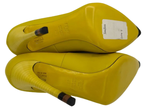 Fendi Anne Neon Point-Toe Pump