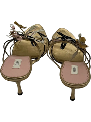 Prada Gold Pink White Flower Bouquet
Heels x Neiman Marcus 95th Anniversary