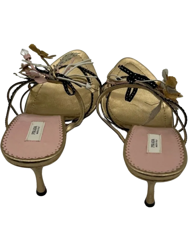 Prada Gold Pink White Flower Bouquet
Heels x Neiman Marcus 95th Anniversary