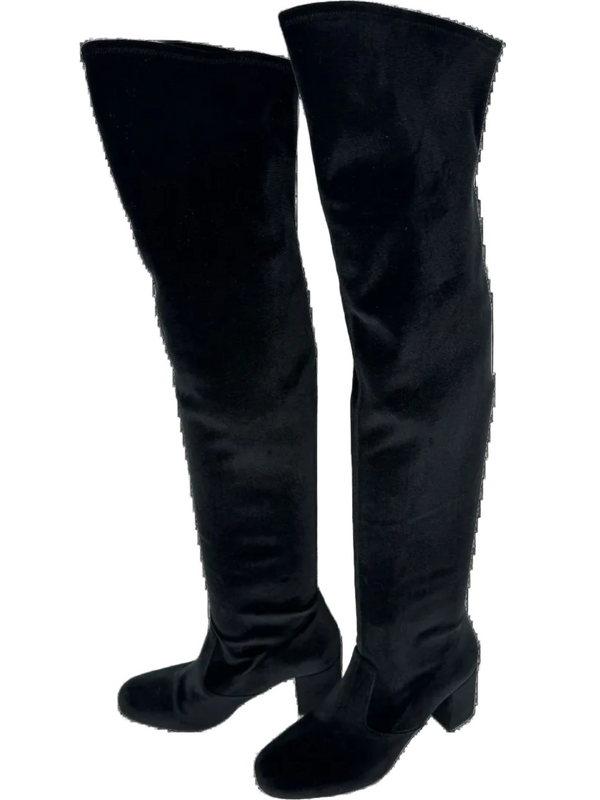 Saint Laurent Over-The-Knee Sock Boots