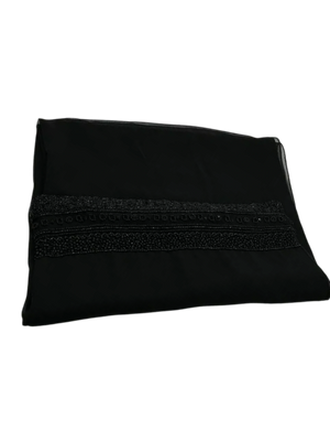 Pamella Roland Beaded Trim Sheer Shawl